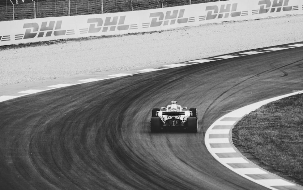 Formula One car on circuit