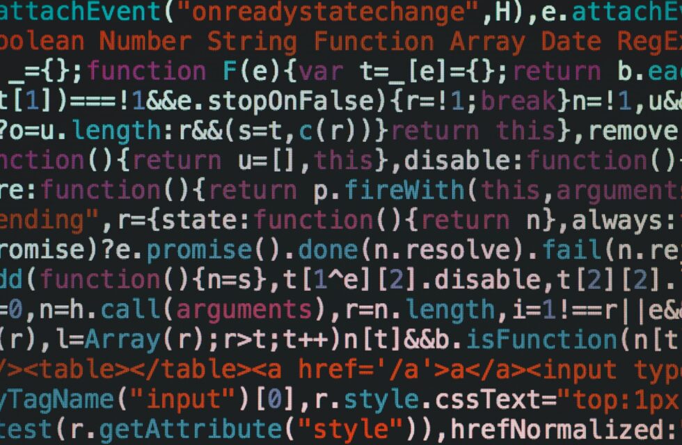 Screenshot of random code