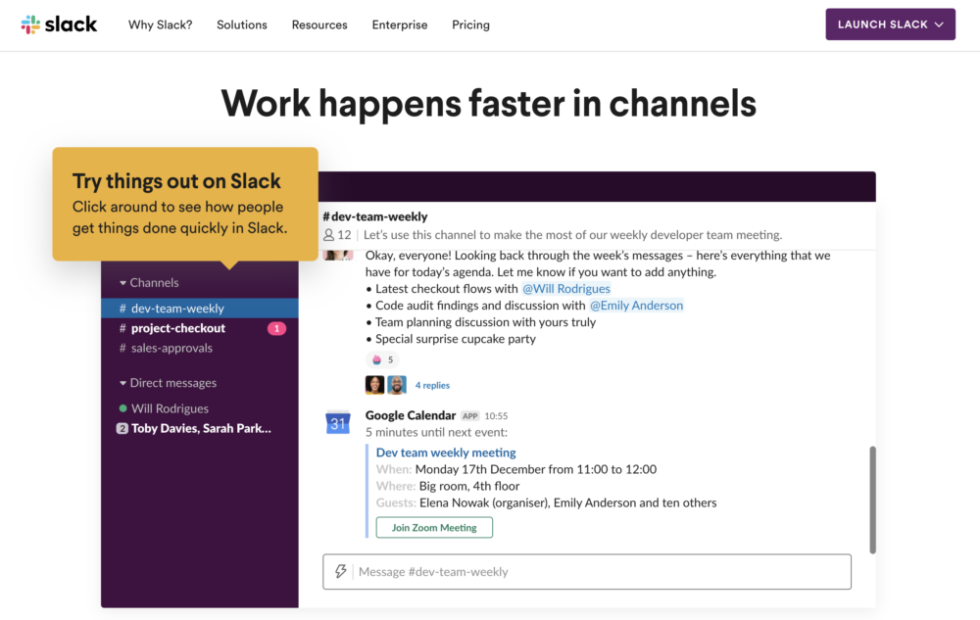 Slack Screenshot